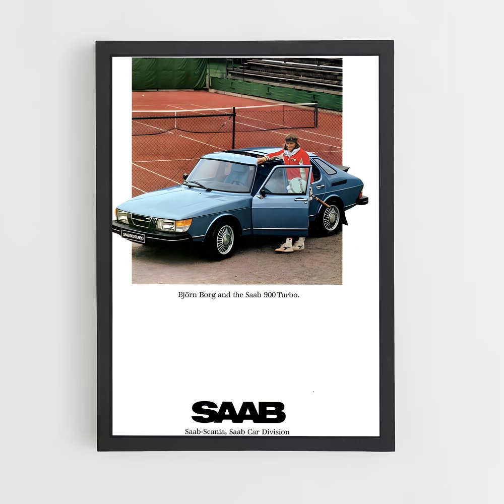 Poster Turbo Nostalgia – affiche Saab (vue 2)